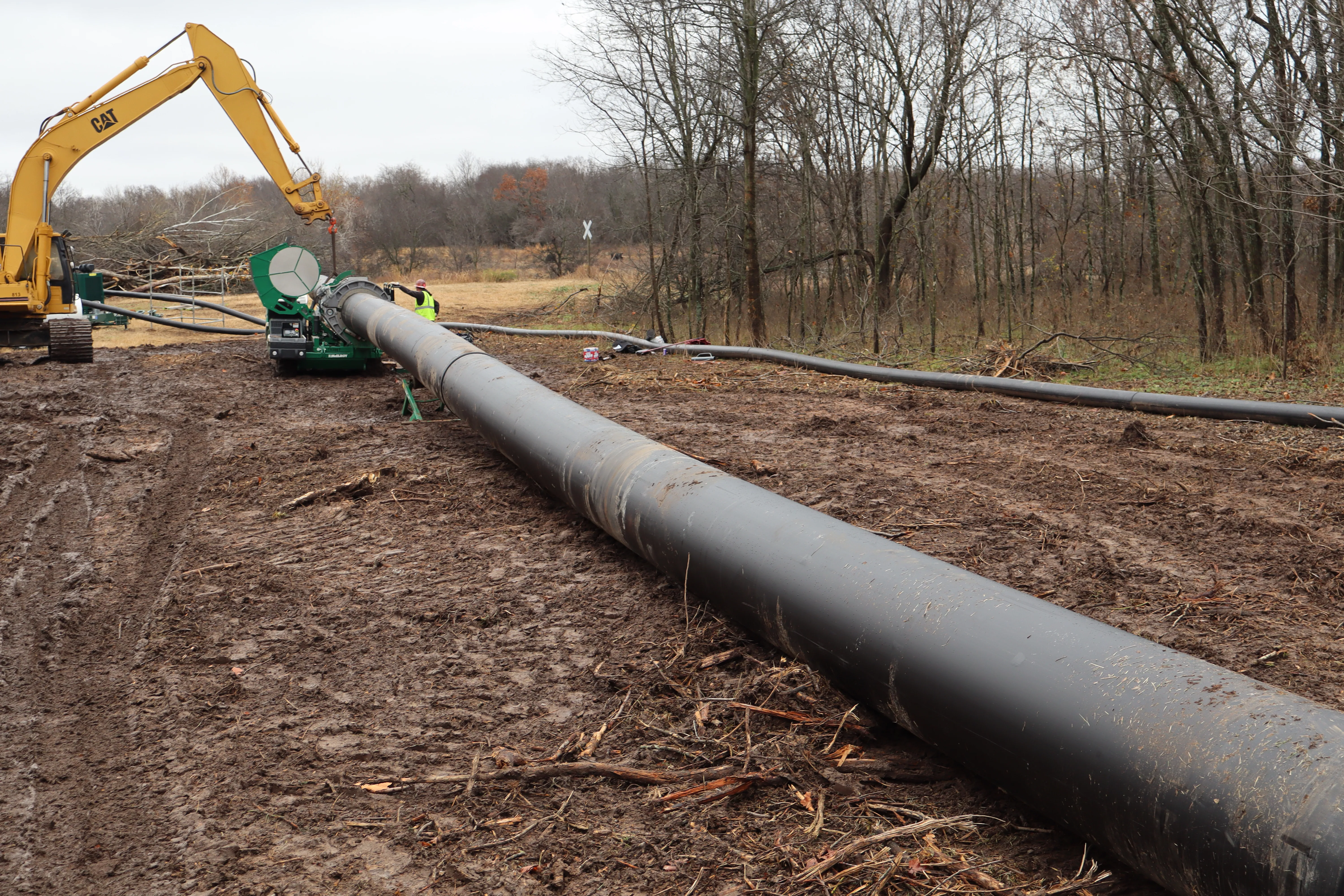 Pipeline Construction Site